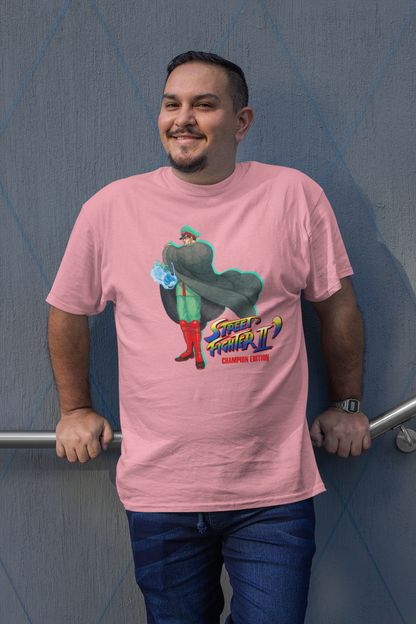 Street Fighter II Champions Edition | M.Bison Vega Key Art Premium Unisex T-shirt