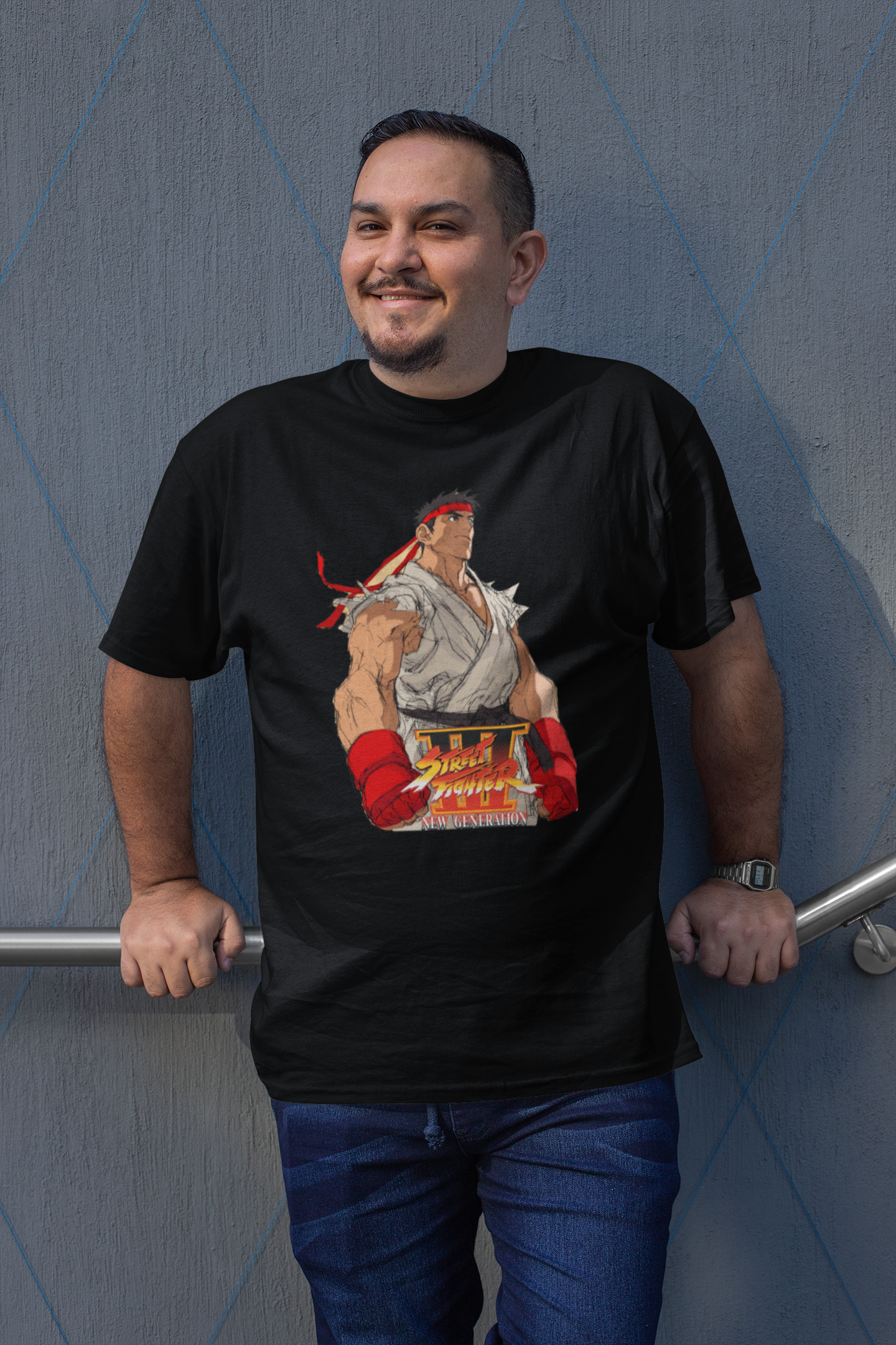 Street Fighter III New Generation | Ryu Key Art Premium Unisex T-shirt