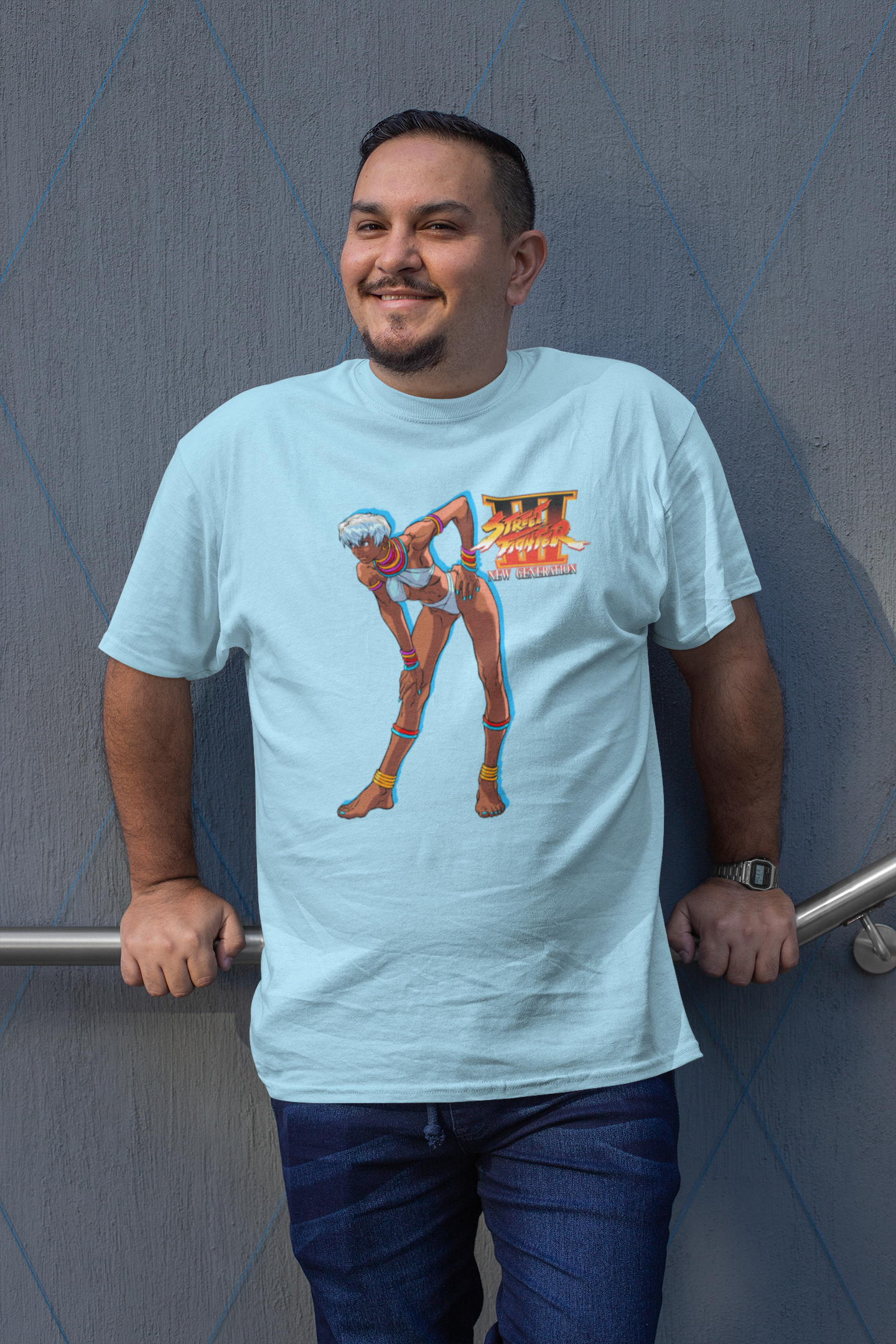 Street Fighter III New Generation | Elena Key Art Premium Unisex T-shirt
