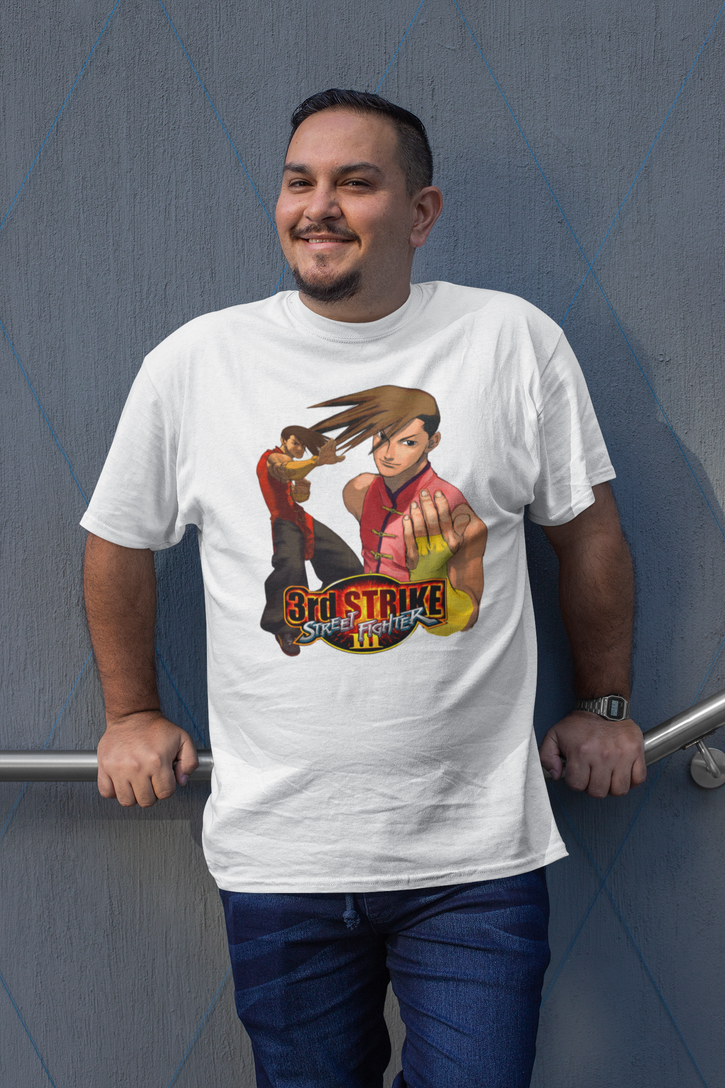 Street Fighter III 3rd Strike | Yang Key Art Premium Unisex T-shirt