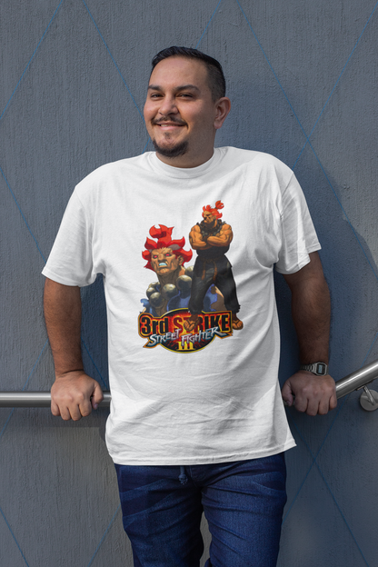 Street Fighter III 3rd Strike | Gouki Akuma Key Art Premium Unisex T-shirt