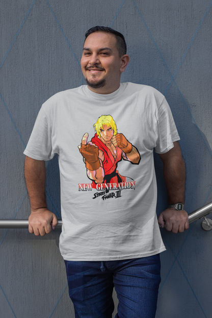 Street Fighter III New Generation | Ken Key Art Ver 2 Premium Unisex T-shirt