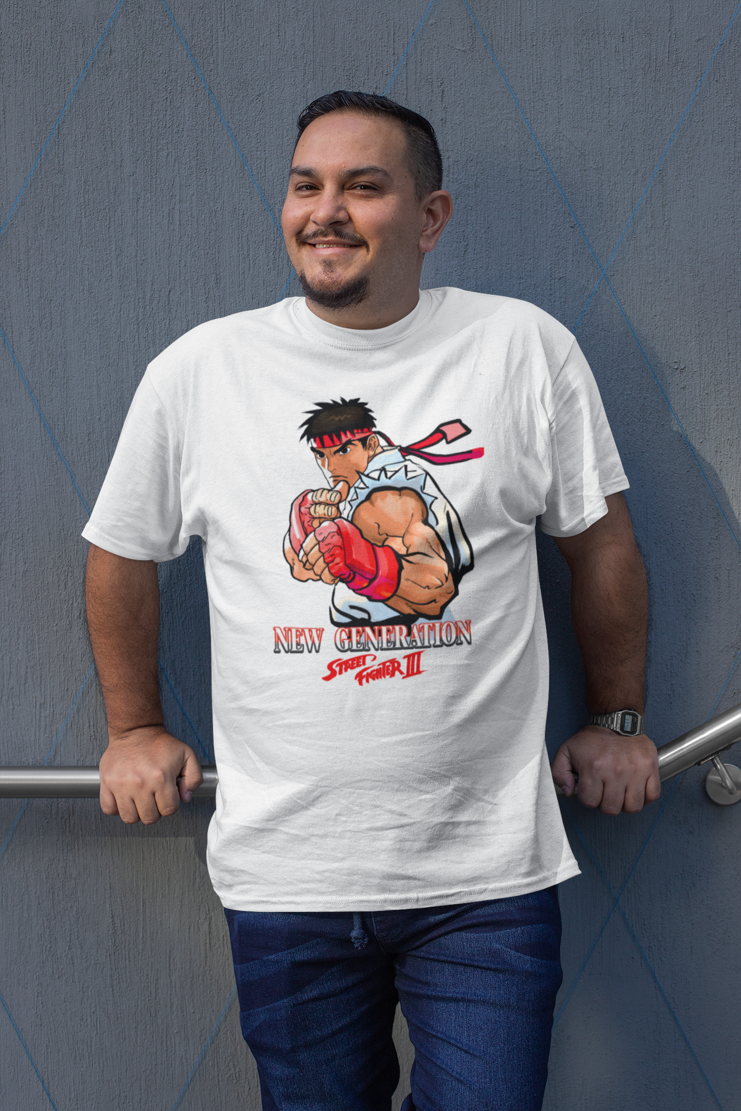 Street Fighter III New Generation | Ryu Key Art Ver 2 Premium Unisex T-shirt
