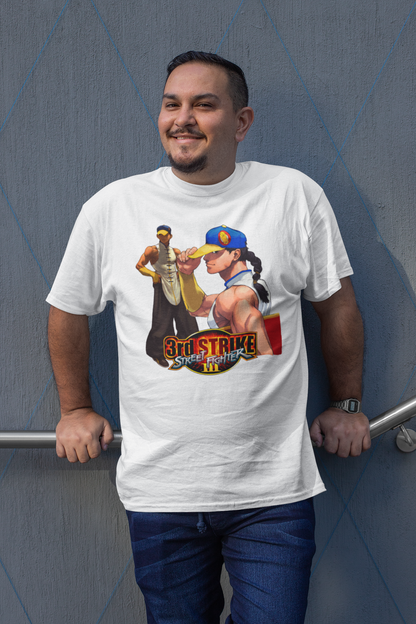 Street Fighter III 3rd Strike | Yun Key Art Premium Unisex T-shirt