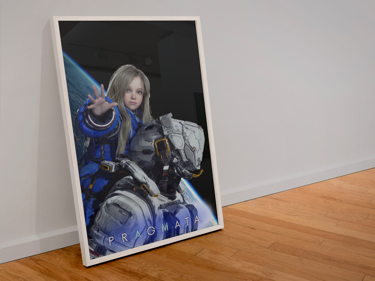Pragmata Poster — Key Art Print | Sci-Fi Gaming Wall Art