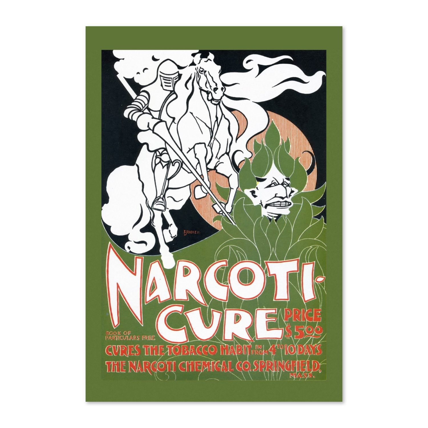 Narcoti Cure Cures the Tobacco Habit poster print