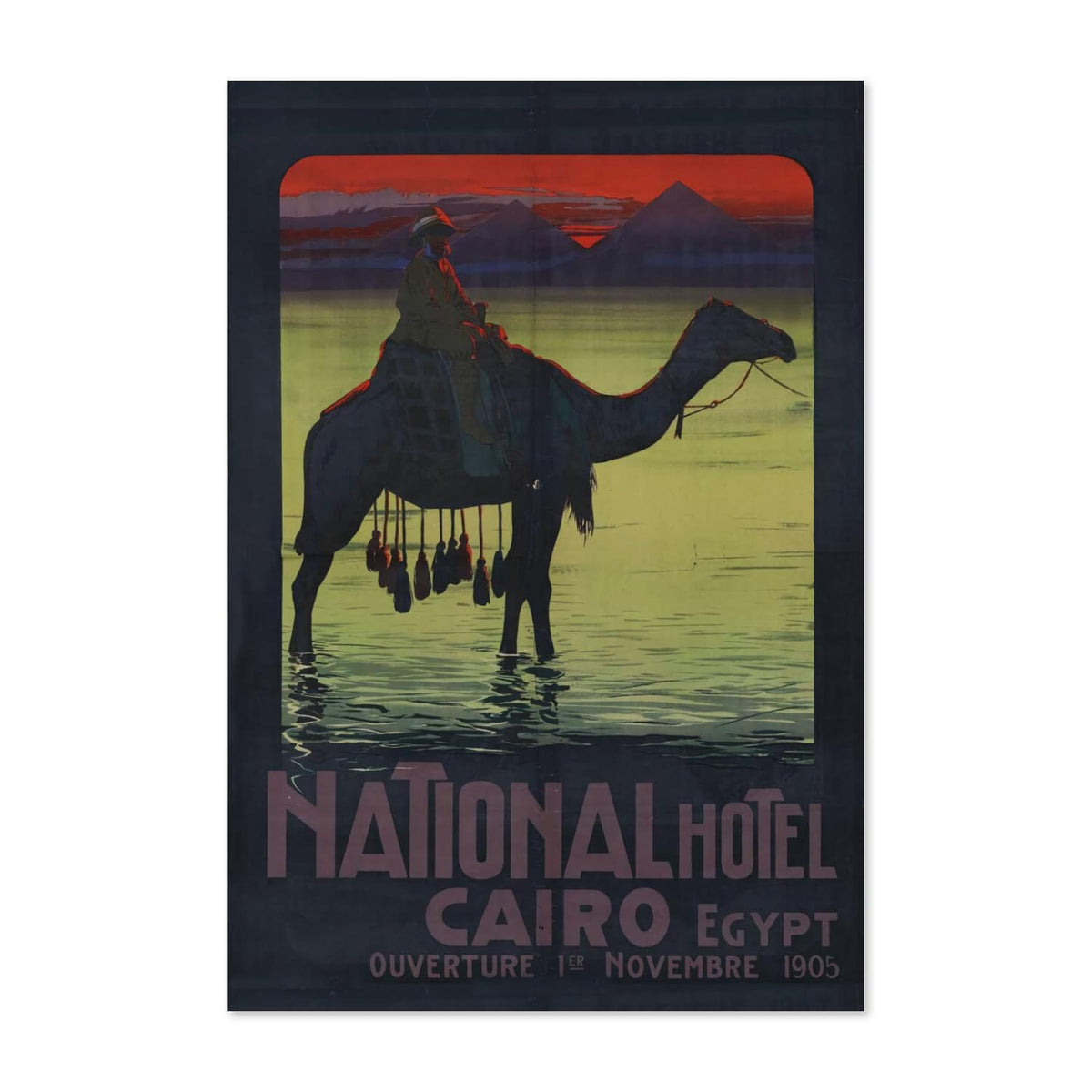 National Hotel Cairo — Egypt poster print