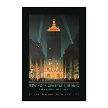 New York Central Building — Park Avenue poster print
