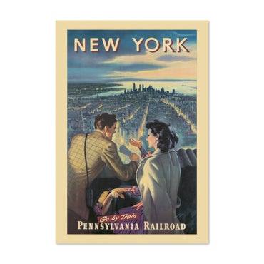 New York Pennsylvania Railroad poster print