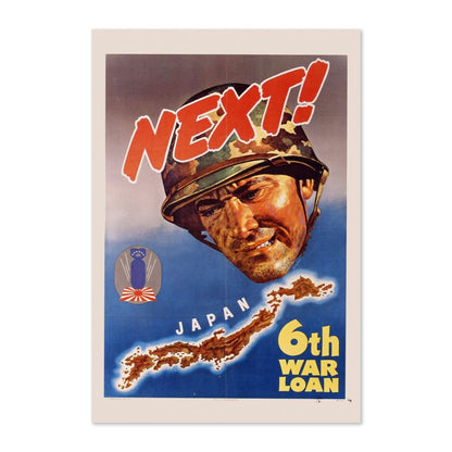 Next! Japan — 6th War Loan poster print