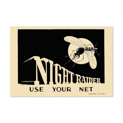 Night Raider — Use Your Net poster print
