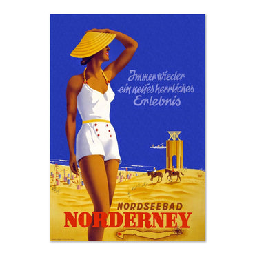Nordseebad Norderney poster print