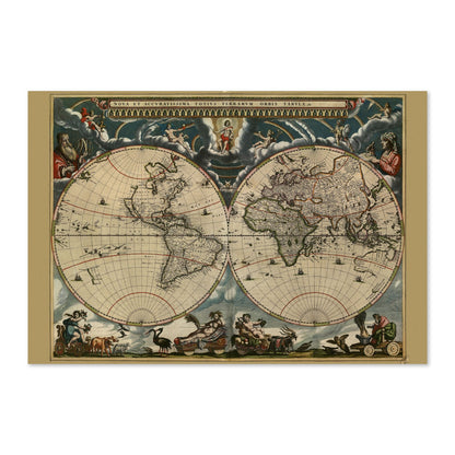 Nova Terrarum Orbis 1664 poster print