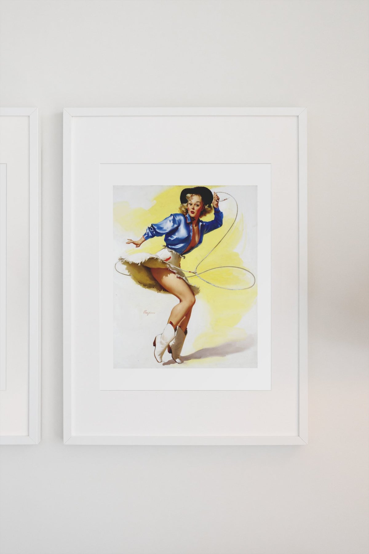 On Her Toes by Gil Elvgren, pin-up poster — gallery wall