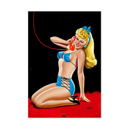 On the Line poster print