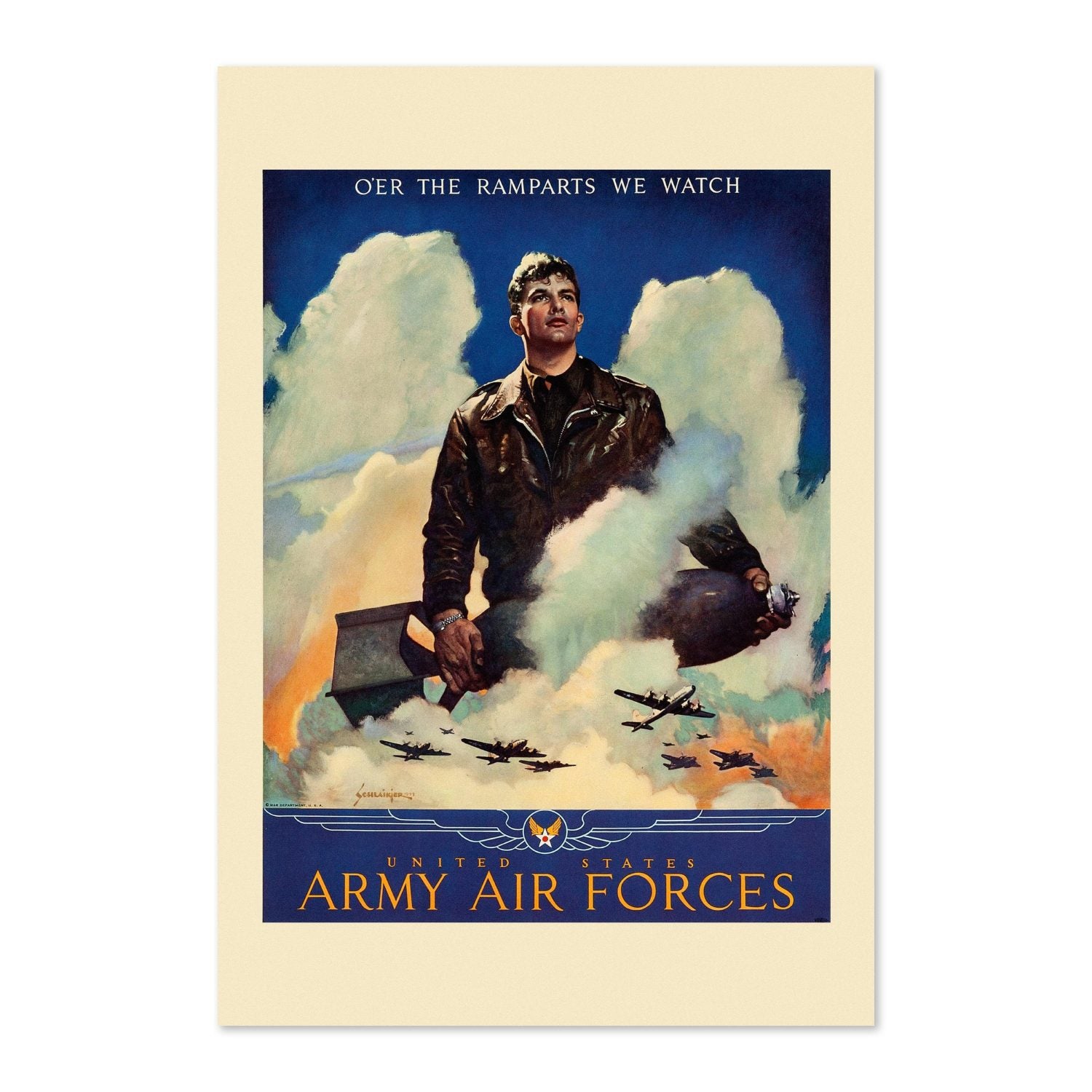Our Ramparts We Watch — Army Air Forces poster print