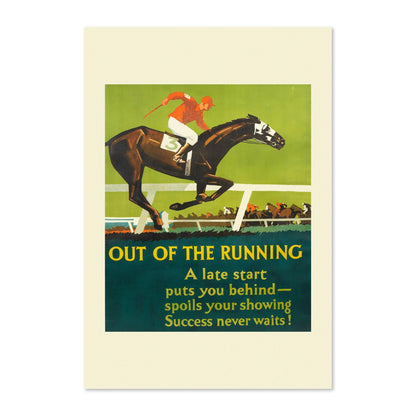 Out of the Running poster print