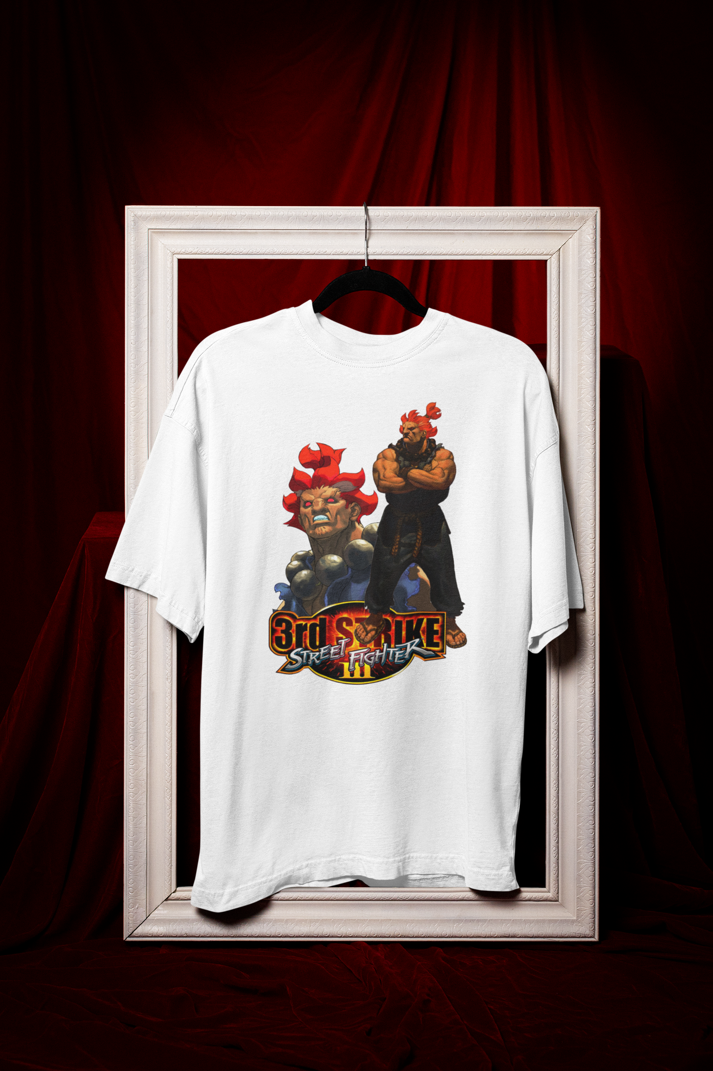 Street Fighter III 3rd Strike | Gouki Akuma Key Art Premium Unisex T-shirt