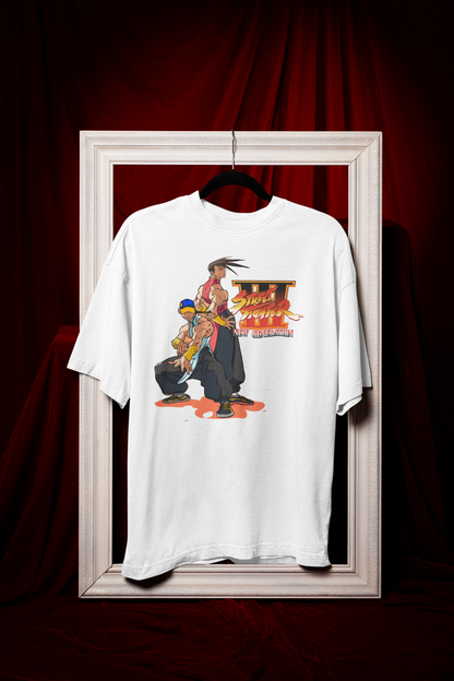 Street Fighter III New Generation | Yun And Yang Key Art Premium Unisex T-shirt