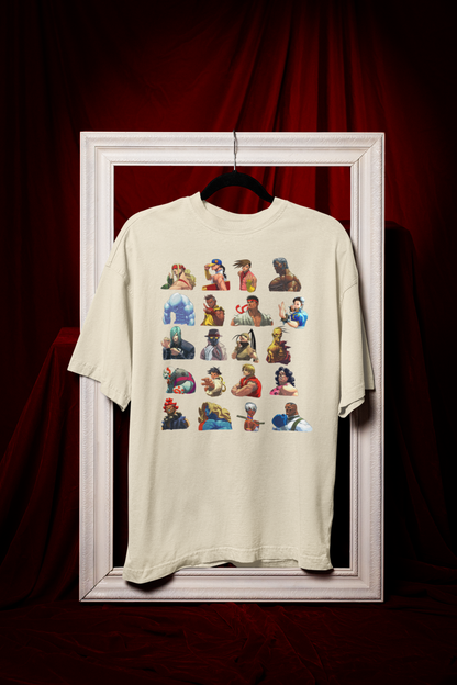 Street Fighter III 3rd Strike | Characters Select Key Art Premium Unisex T-shirt
