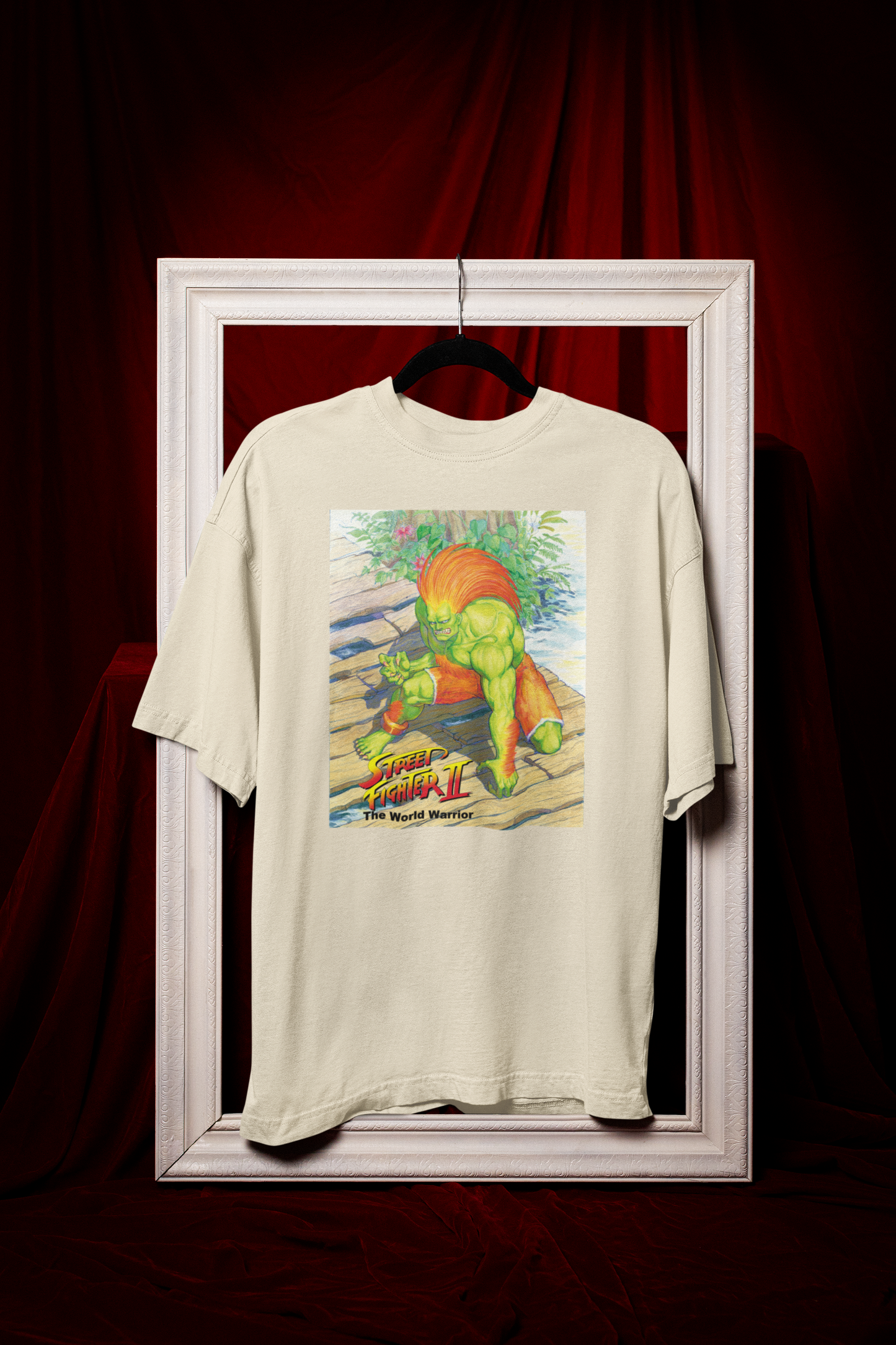 Street Fighter II The World Warrior Blanka Cover Premium Unisex T-shirt