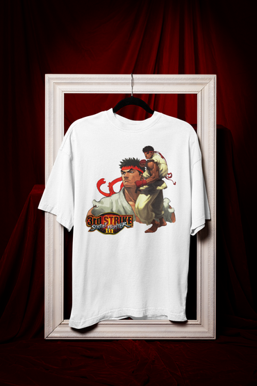 Street Fighter III 3rd Strike | Ryu Key Art Premium Unisex T-shirt
