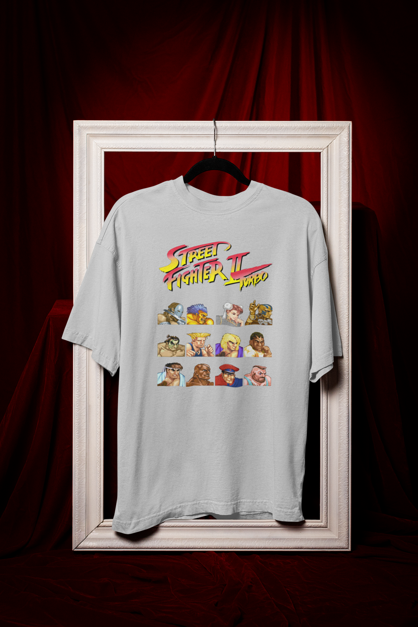 Street Fighter II Turbo | Character Defeated Portraits Premium Unisex T-shirt
