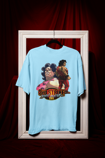 Street Fighter III 3rd Strike | Hugo Key Art Premium Unisex T-shirt