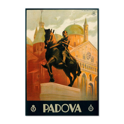 Padova Gattamelata Monument poster print