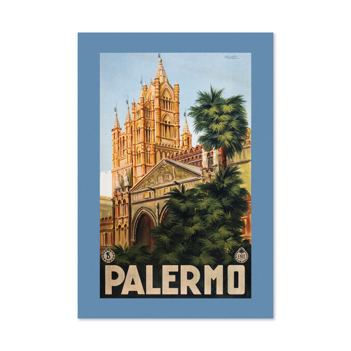 Palermo Cathedral poster print