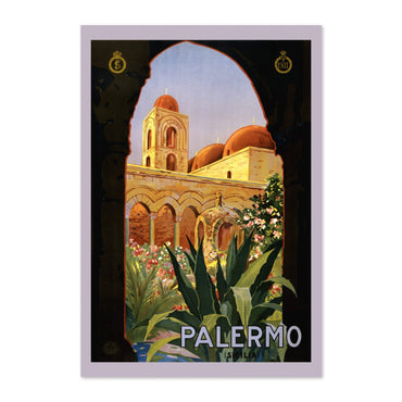 Palermo Sicily poster print