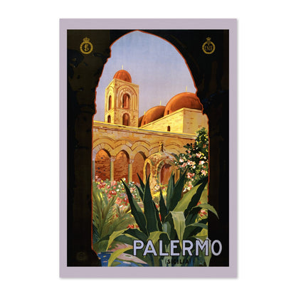 Palermo Sicily poster print