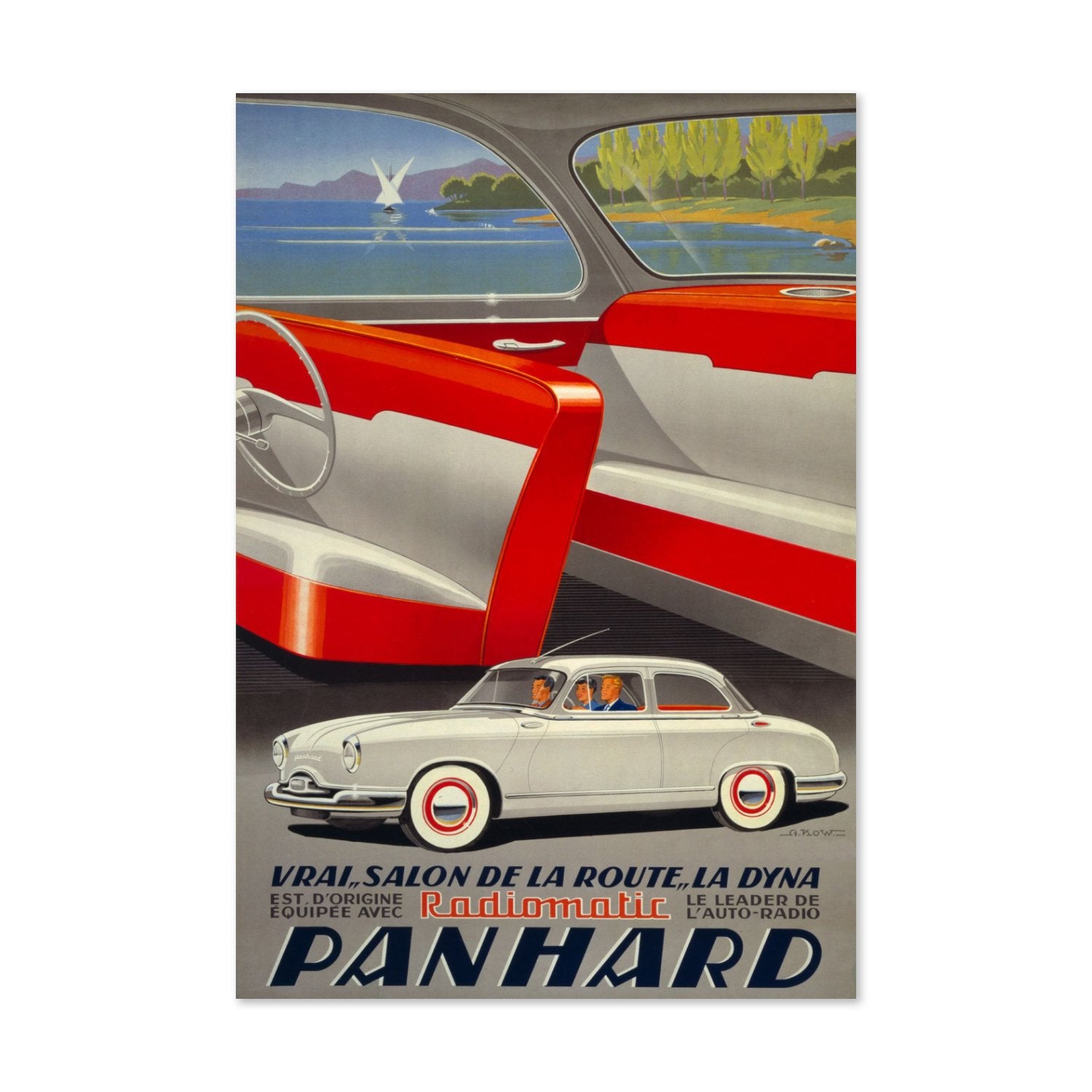 Panhard Dyna Radiomatic poster print