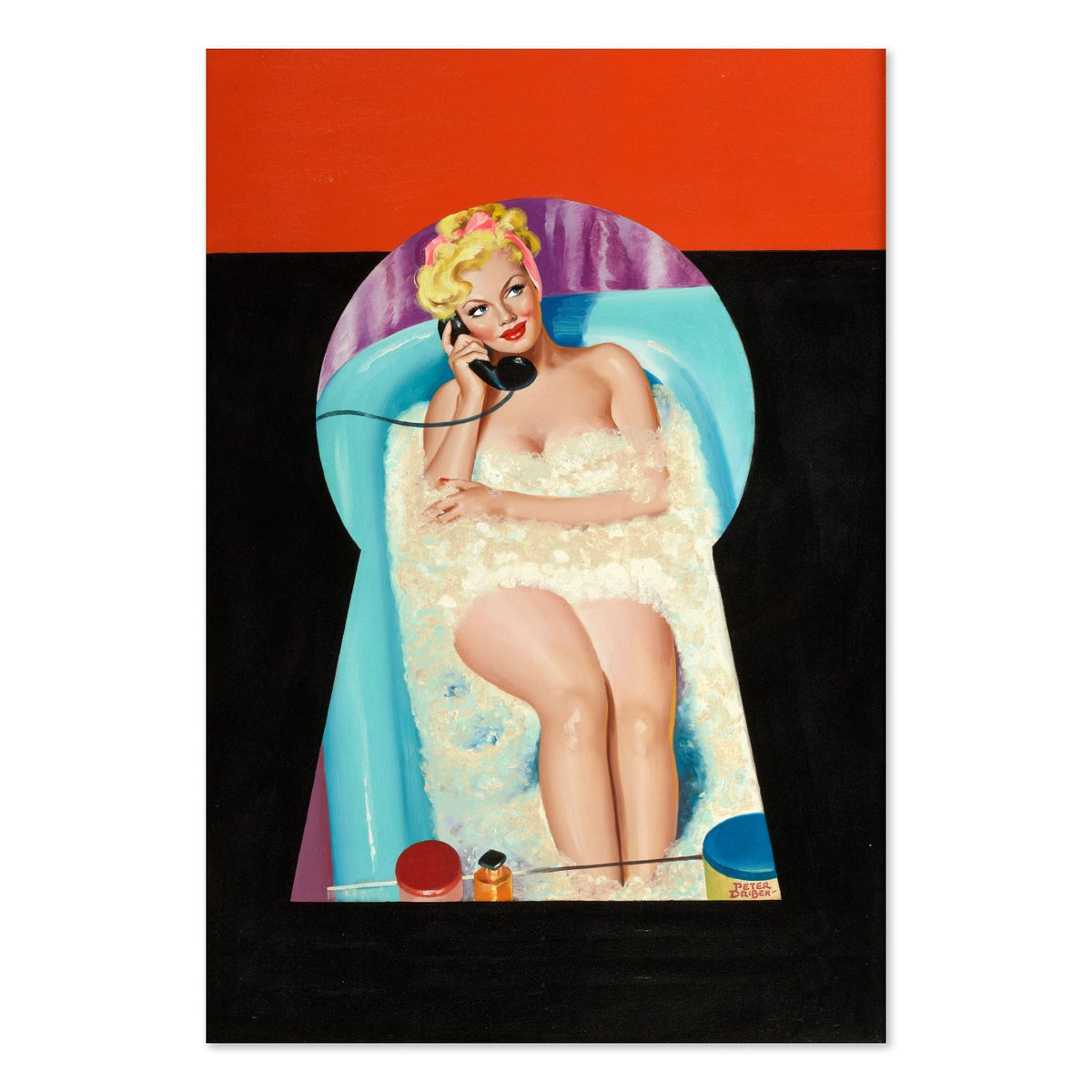 Peek-a-Boo poster print