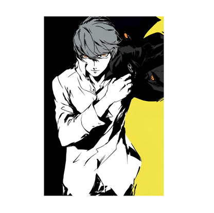 Persona 4 The Animation Yu Narukami Art poster print