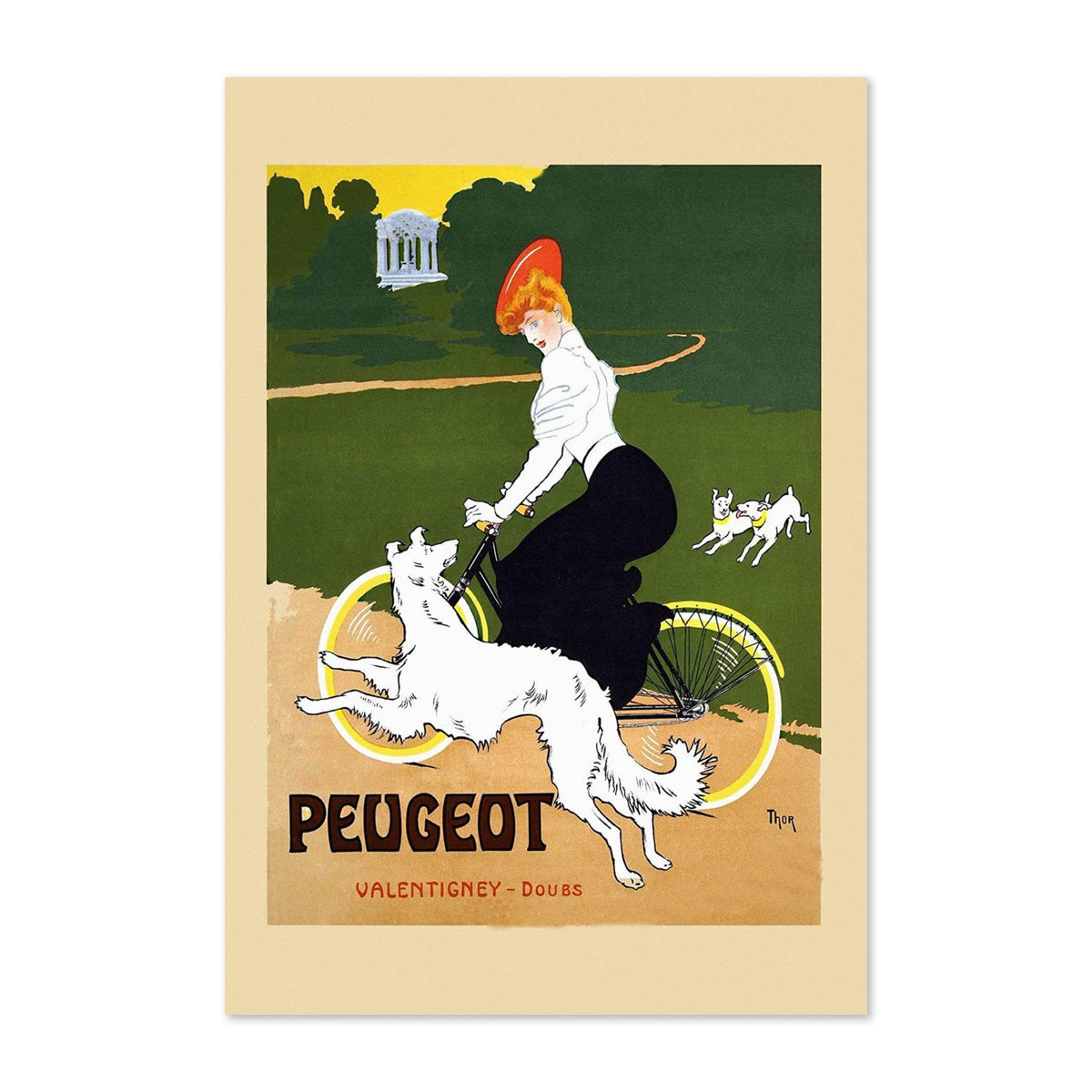Peugeot Bicycles poster print