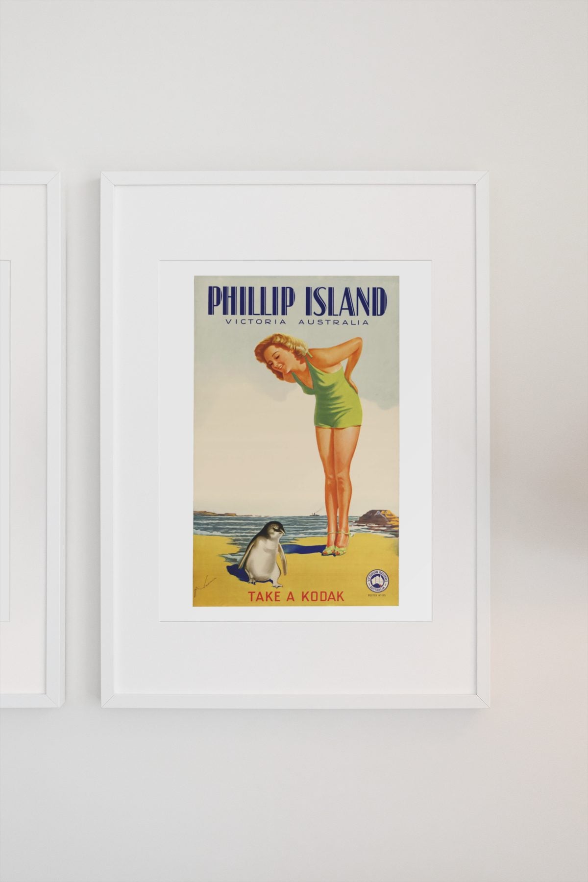 Phillip Island — Take a Kodak poster on a light wall