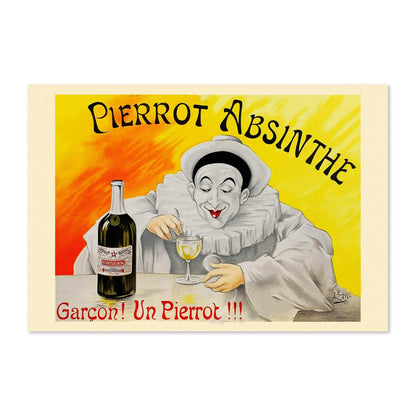 Pierrot Absinthe poster print