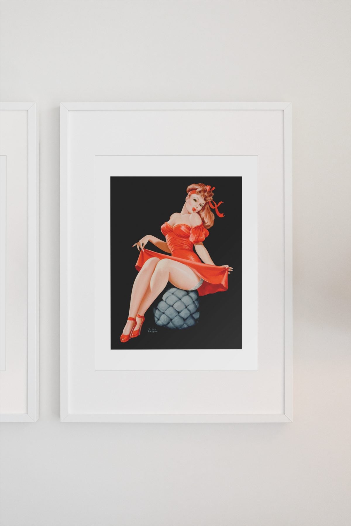 Pin Cushion poster on a light wall
