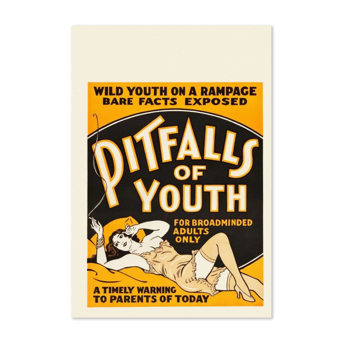 Pitfalls of Youth poster print