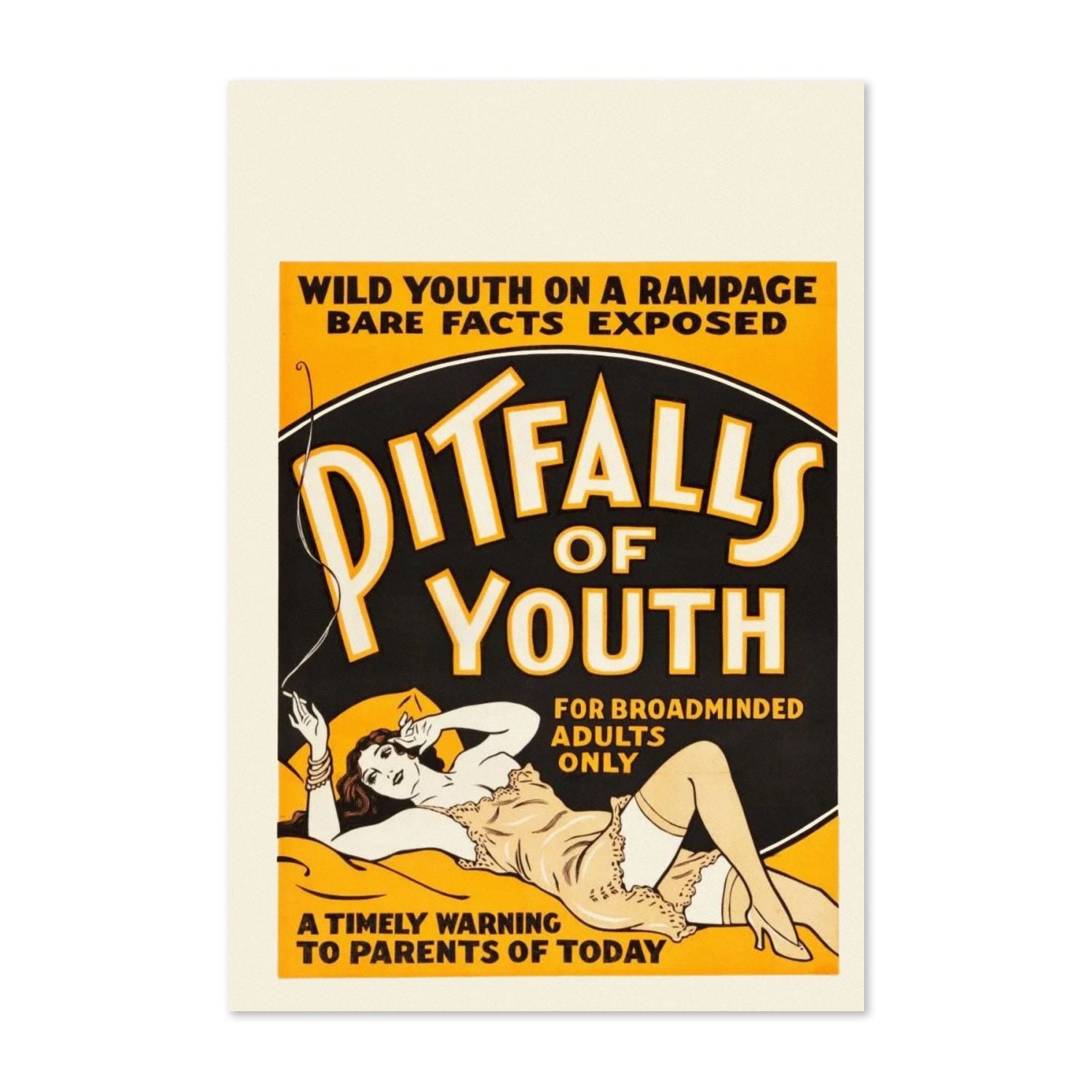 Pitfalls of Youth poster print