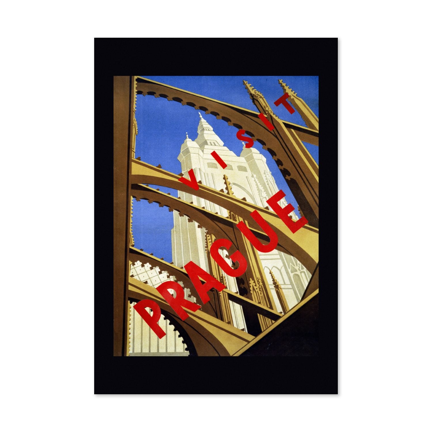 Praha Prague poster print