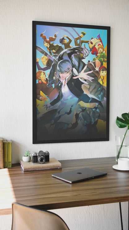 Persona 4 Revival Poster — No Logo Key Art Print | JRPG Anime Wall Art