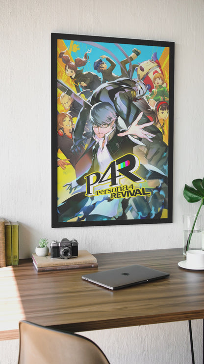 Persona 4 Revival Poster — Official Key Art Print | JRPG Anime Wall Art
