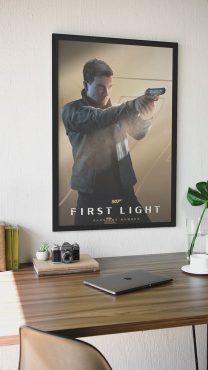 007 First Light Poster — Key Art Print | Spy Action Wall Art