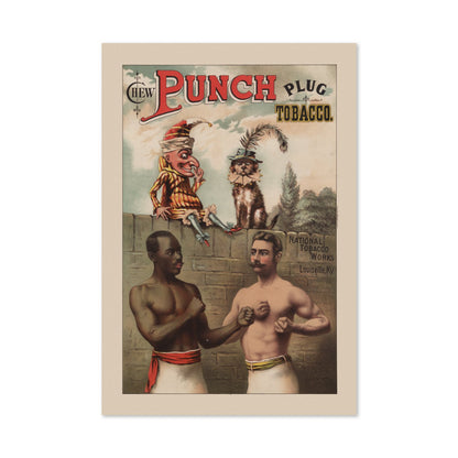Punch Plug Tobacco Boxing poster print