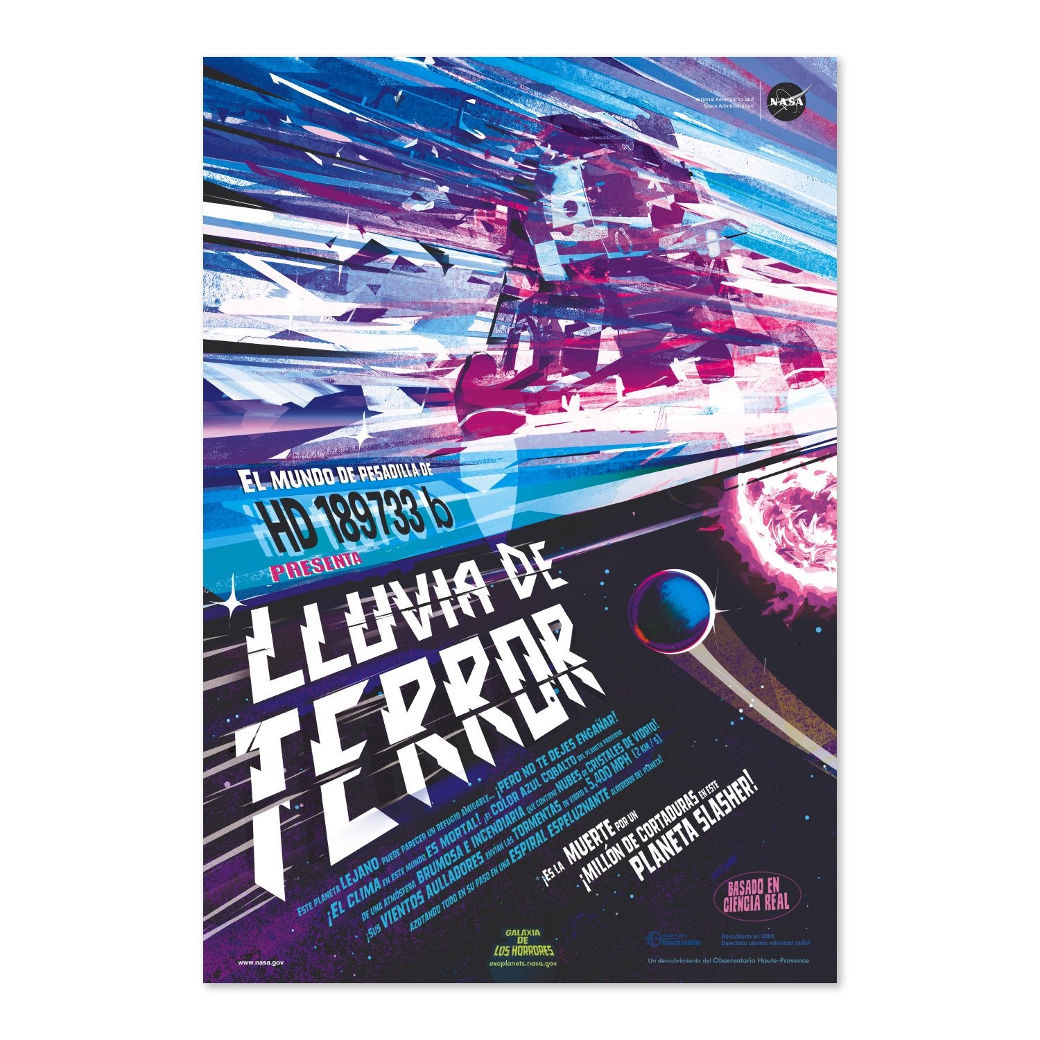 Rains of Terror, Lluvia de Terror Spanish edition poster print