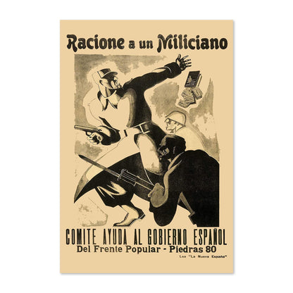 Ration a Militiaman poster print
