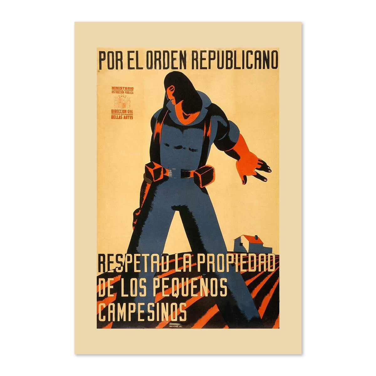 Respect the Small Farmer poster print