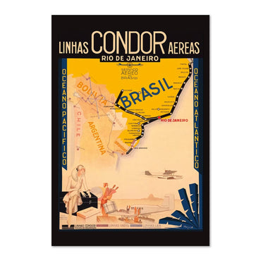 Rio de Janeiro Condor poster print